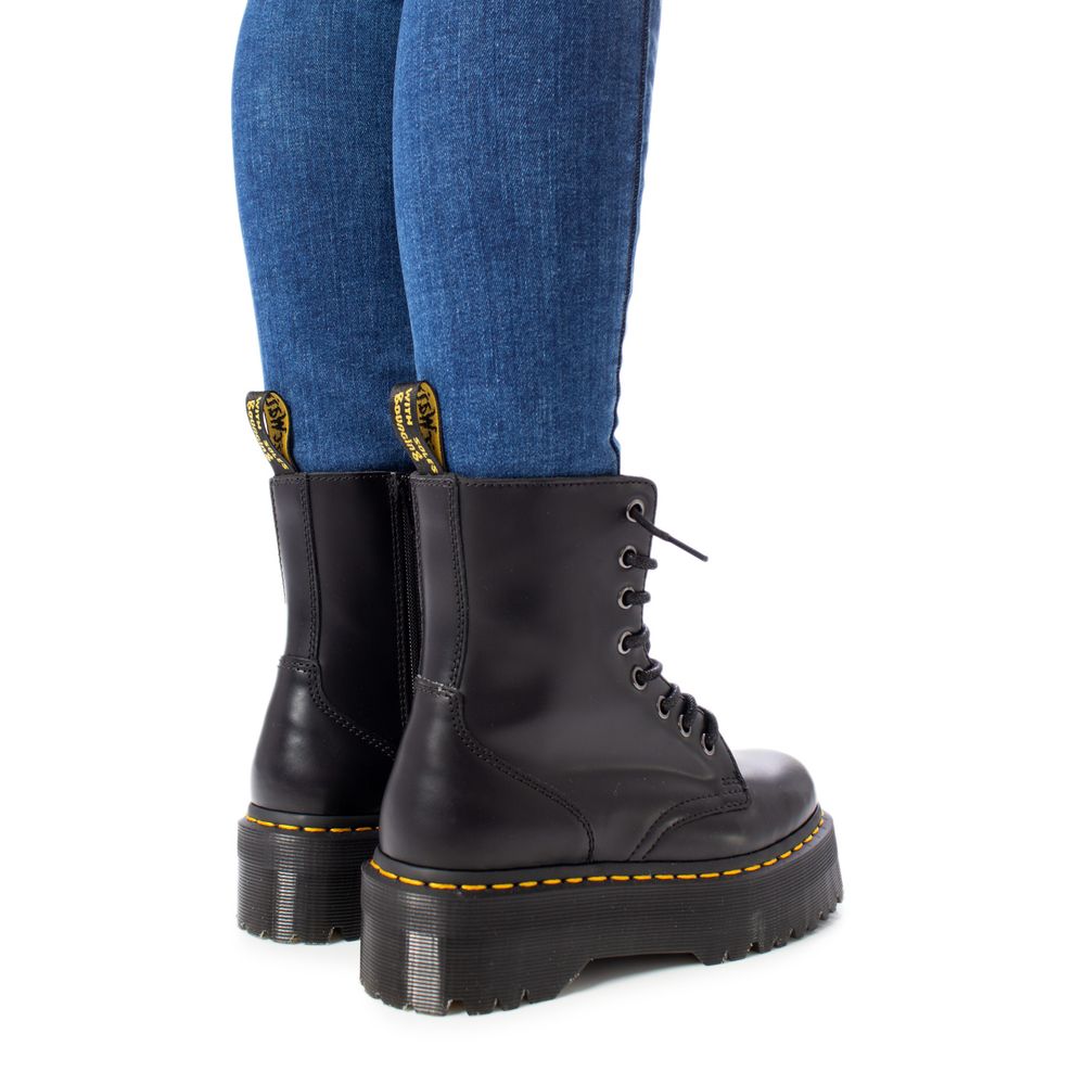 Dr. Martens Schwarzer Lederstiefel