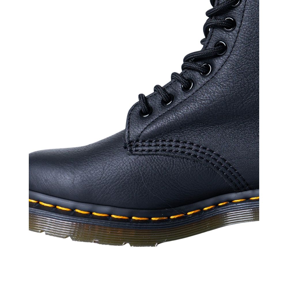 Dr. Martens Schwarzer Lederstiefel