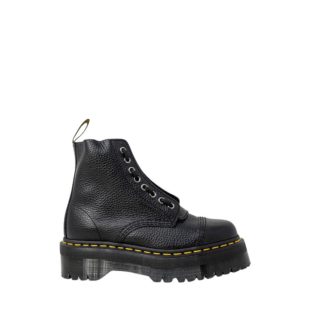 Dr. Martens Schwarzer Lederstiefel