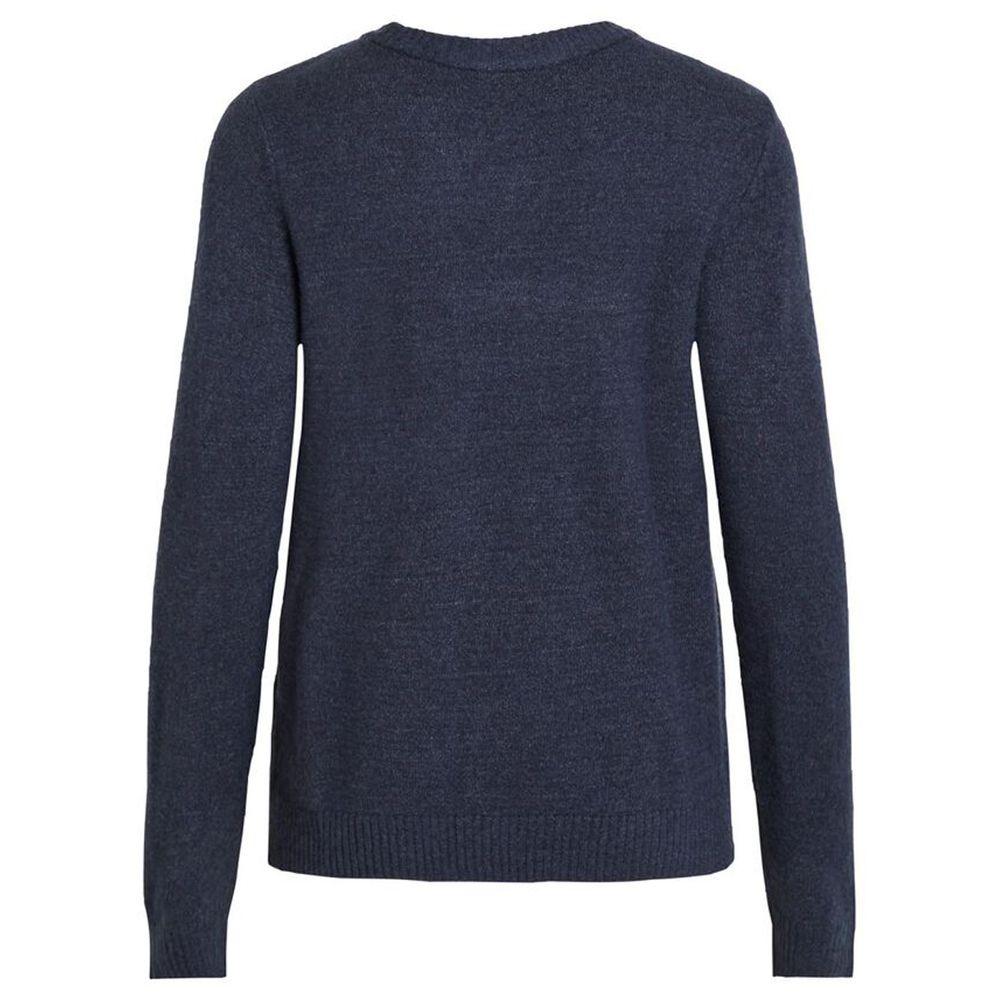 Vila Clothes Blauer Viskose-Pullover