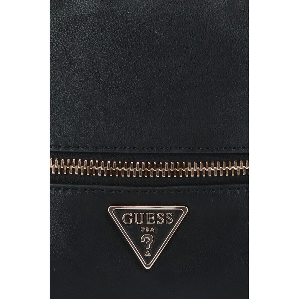 Guess Schwarzer Kunstleder-Rucksack