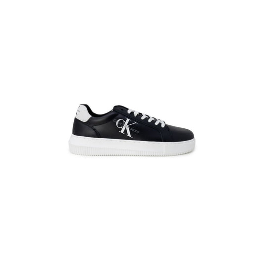 Calvin Klein Jeans Schwarzer Leder-Sneaker