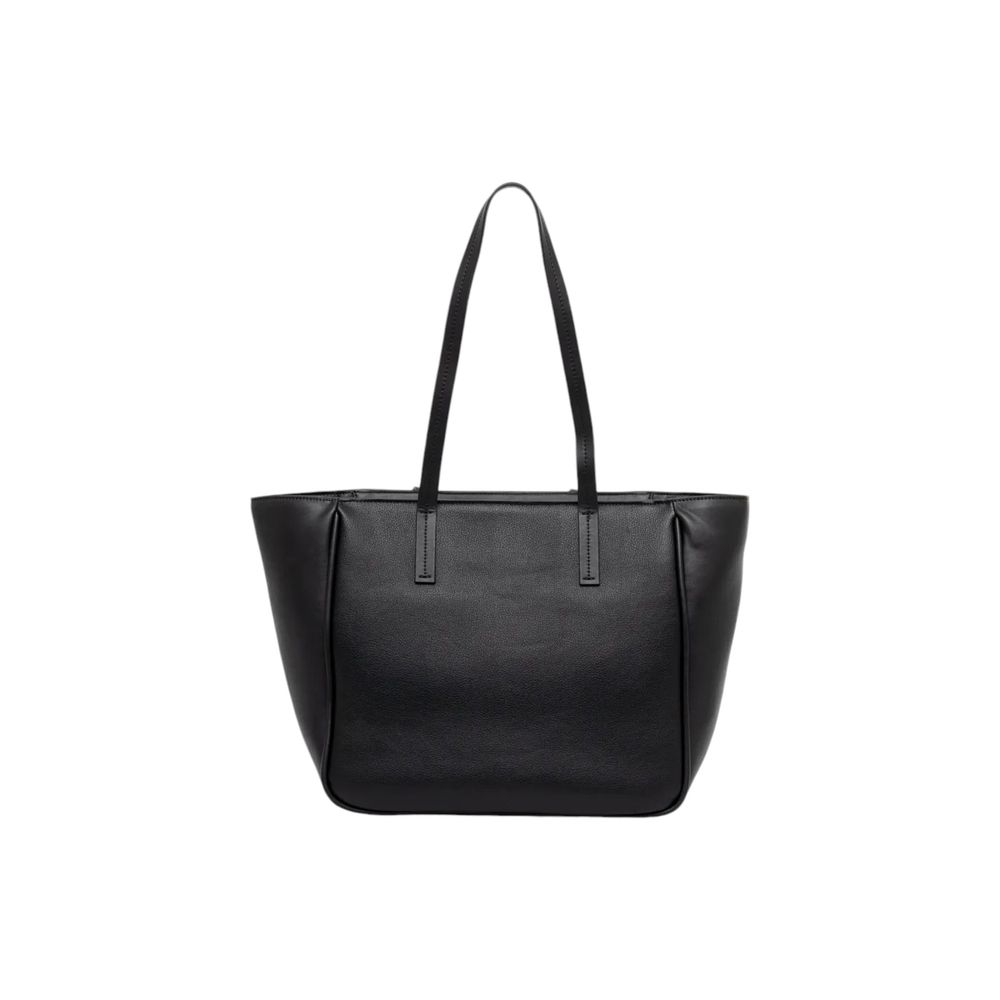 Calvin Klein Schwarze Polyethylen-Handtasche