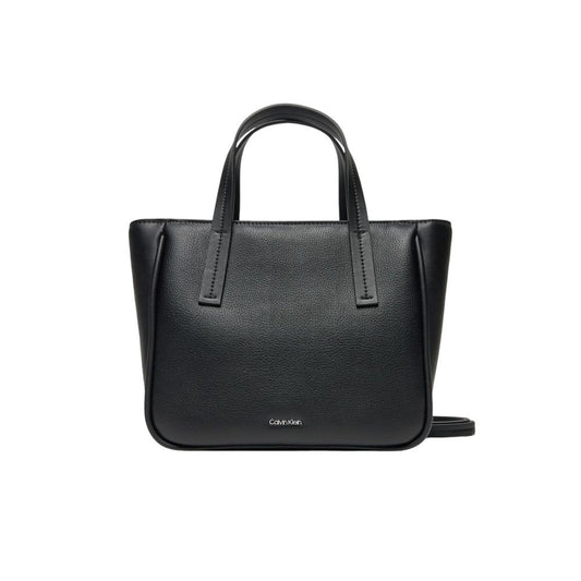 Calvin Klein Schwarze Polyethylen-Handtasche