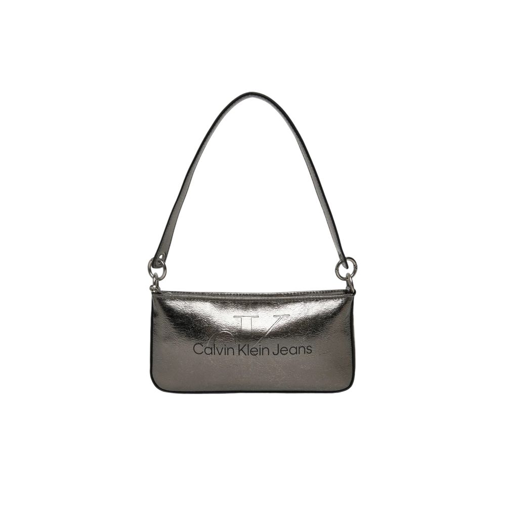 Calvin Klein Jeans Graue Polyethylen-Handtasche