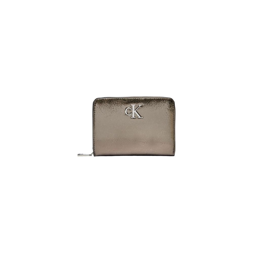 Calvin Klein Jeans Graue Polyethylen-Brieftasche