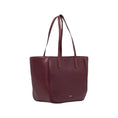 Load image into Gallery viewer, Calvin Klein Bordeauxfarbene Polyethylen-Handtasche
