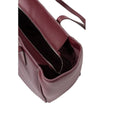 Load image into Gallery viewer, Calvin Klein Bordeauxfarbene Polyethylen-Handtasche
