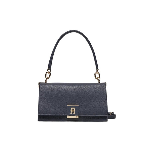 Tommy Hilfiger Blaue Polyethylen-Handtasche