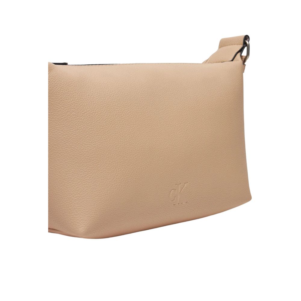 Calvin Klein Beige Polyethylen Handtasche