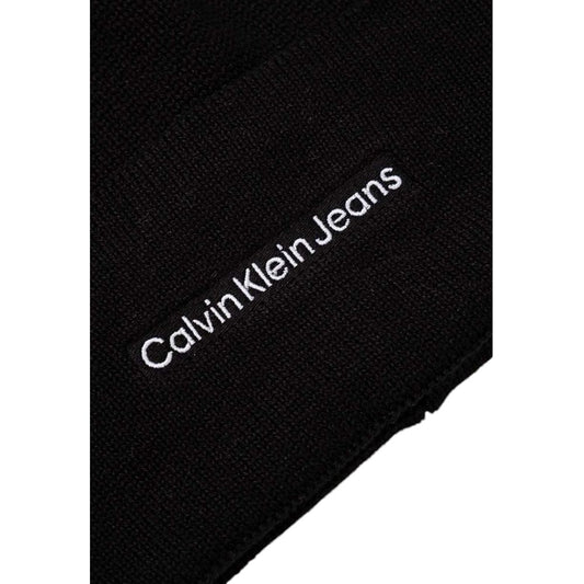 Calvin Klein Jeans Schwarze Baumwollhüte & Mützen