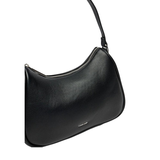 Calvin Klein Schwarze Polyethylen-Handtasche