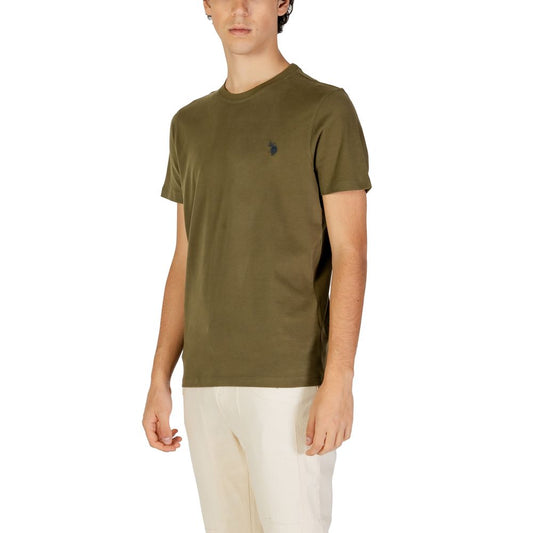 U.S. POLO ASSN. T-Shirt aus grüner Baumwolle