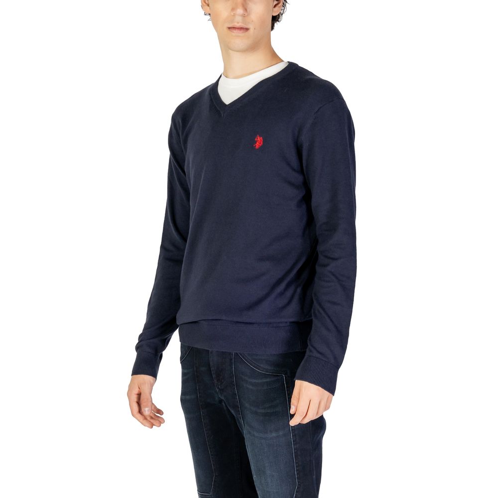 U.S. POLO ASSN. Blauer Baumwollpullover