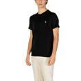 Load image into Gallery viewer, U.S. POLO ASSN. Schwarzes T-Shirt aus Baumwolle
