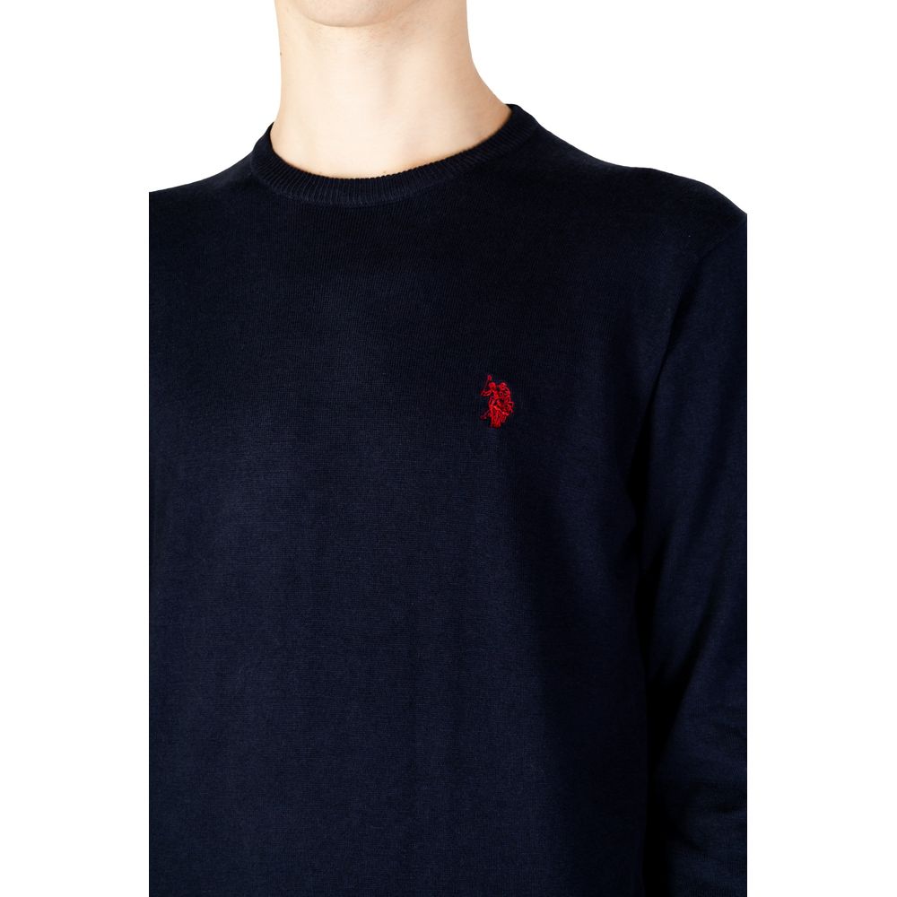 U.S. POLO ASSN. Blauer Baumwollpullover