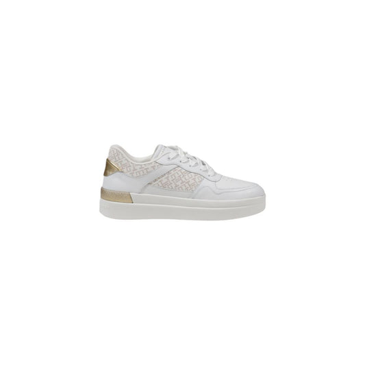 Tommy Hilfiger Cremefarbene Leder-Sneaker