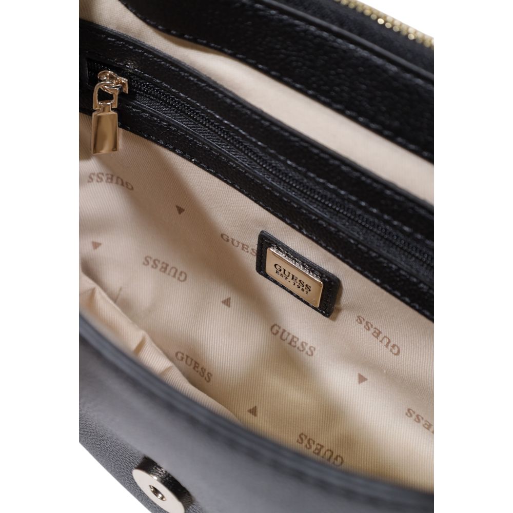 Guess Schwarze Polyethylen-Handtasche