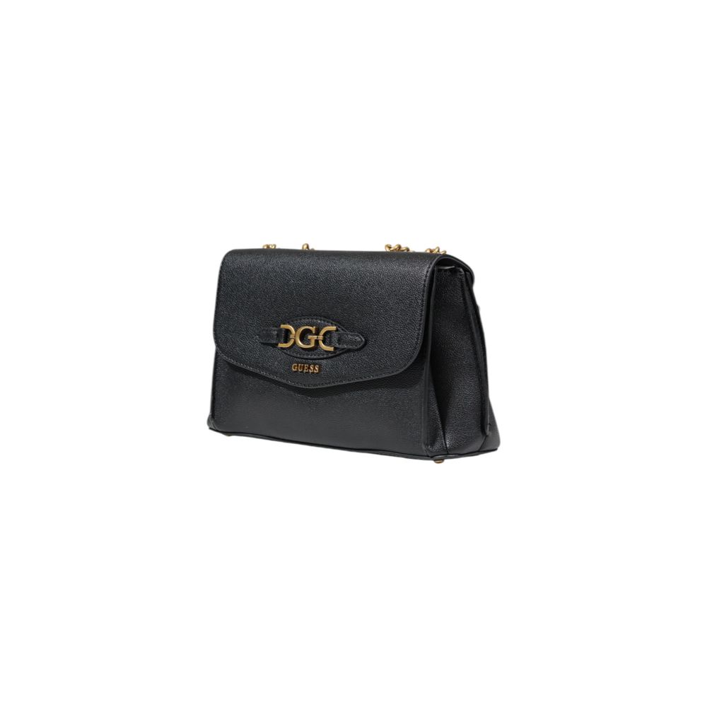 Guess Schwarze Polyethylen-Handtasche