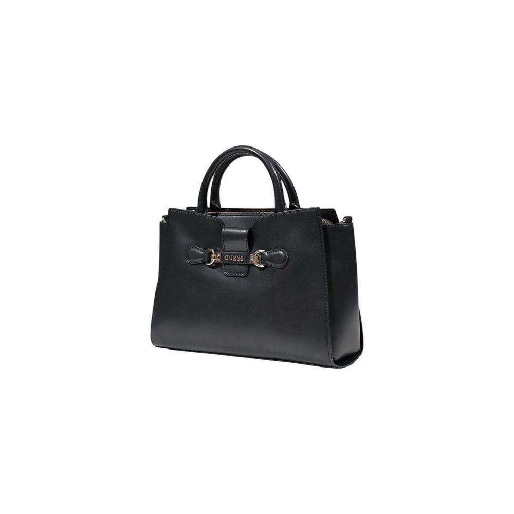 Guess Schwarze Polyethylen-Handtasche