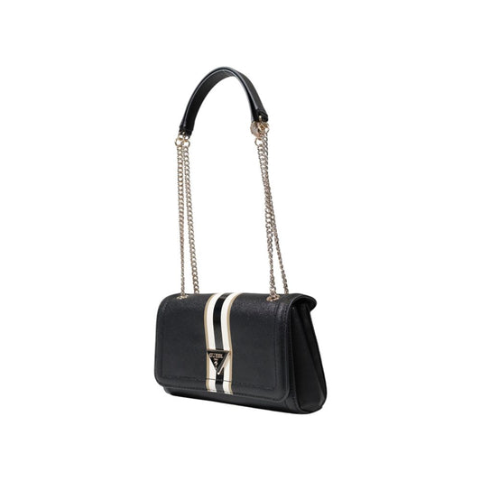 Guess Schwarze Polyethylen-Handtasche