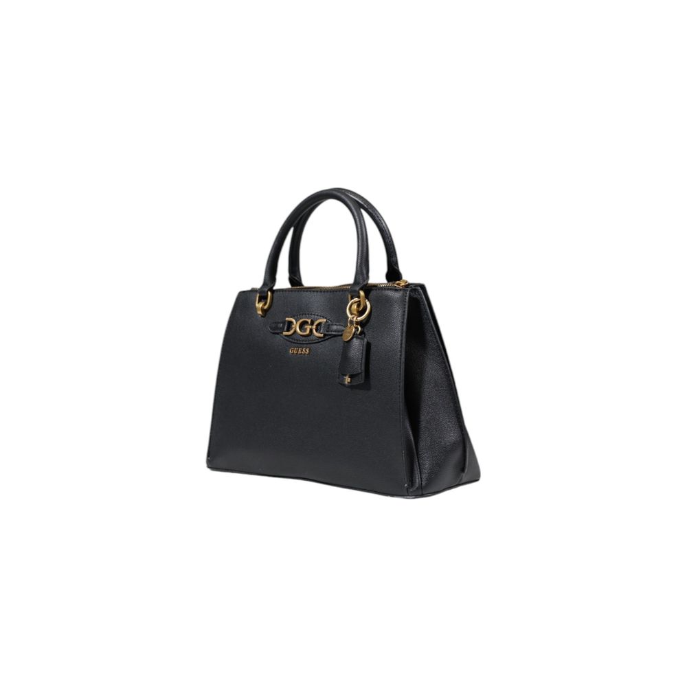 Guess Schwarze Polyethylen-Handtasche