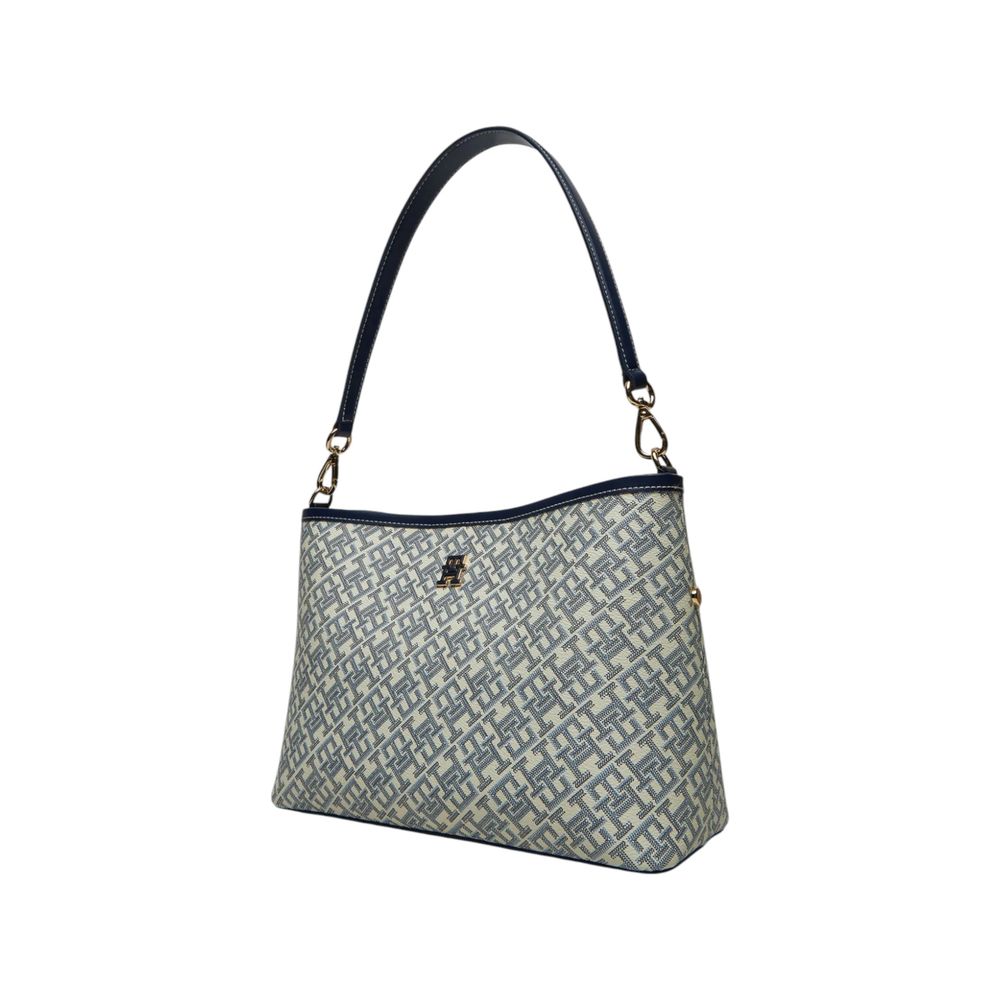 Tommy Hilfiger Blaue Polyethylen-Handtasche