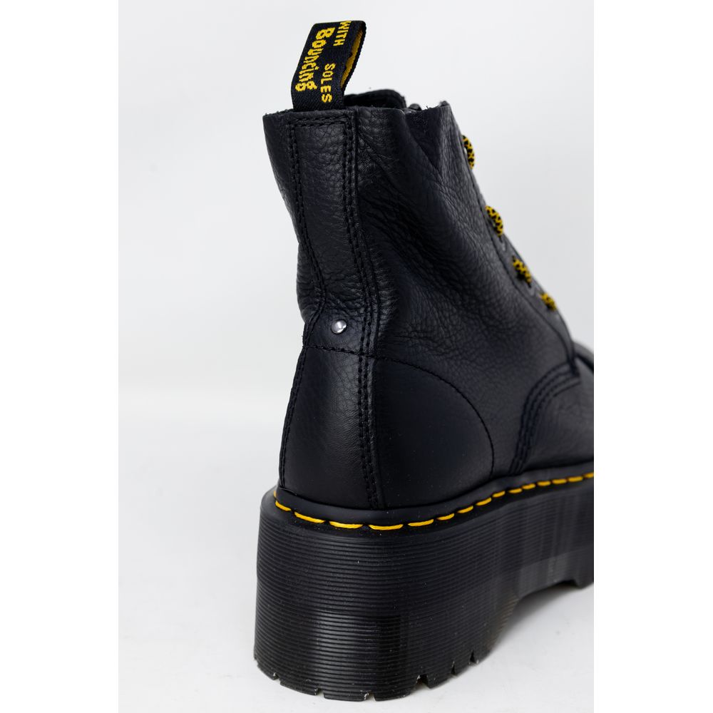 Dr. Martens Schwarzer Lederstiefel