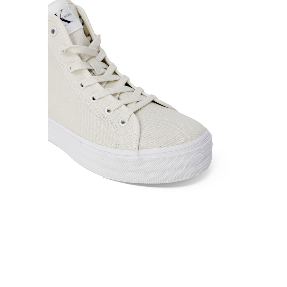 Calvin Klein Jeans Beige Sneaker aus recycelter Baumwolle