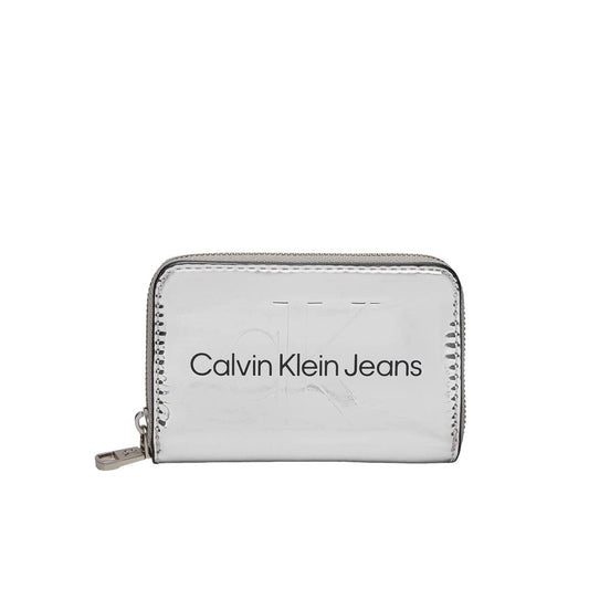 Calvin Klein Jeans Graue Polyethylen-Brieftasche