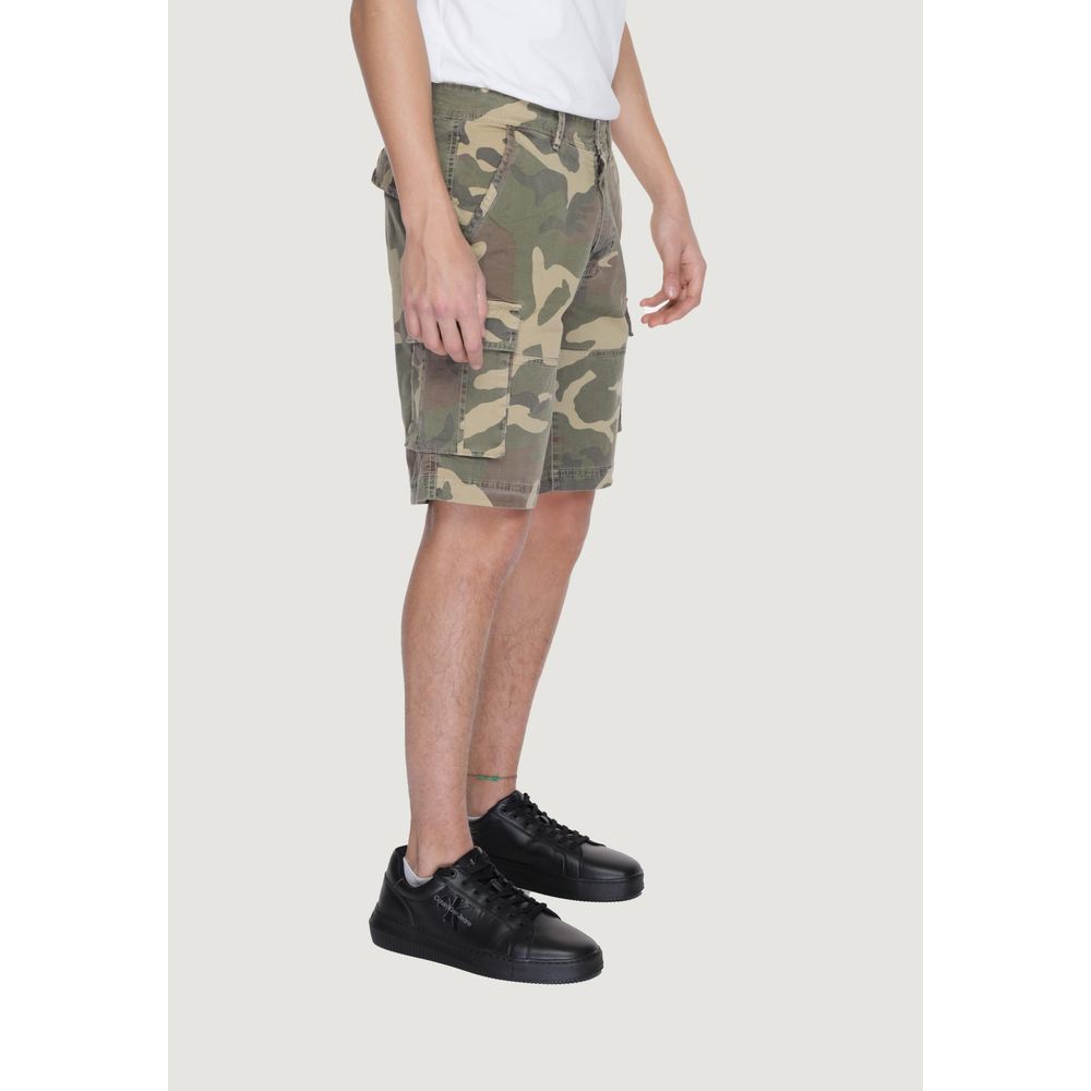 U.S. POLO ASSN. Beigefarbene Baumwollshorts