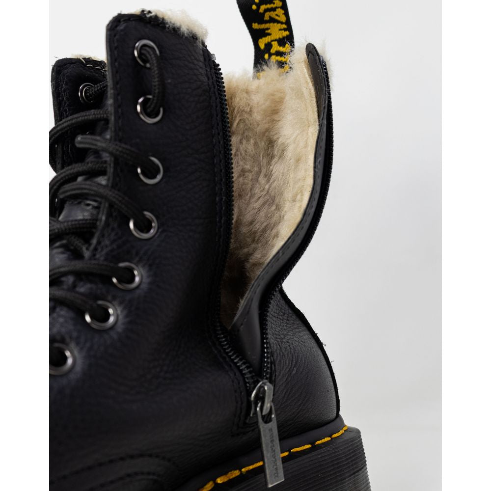 Dr. Martens Schwarzer Lederstiefel