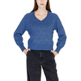 Load image into Gallery viewer, Vila Clothes Blauer Polyester-Pullover
