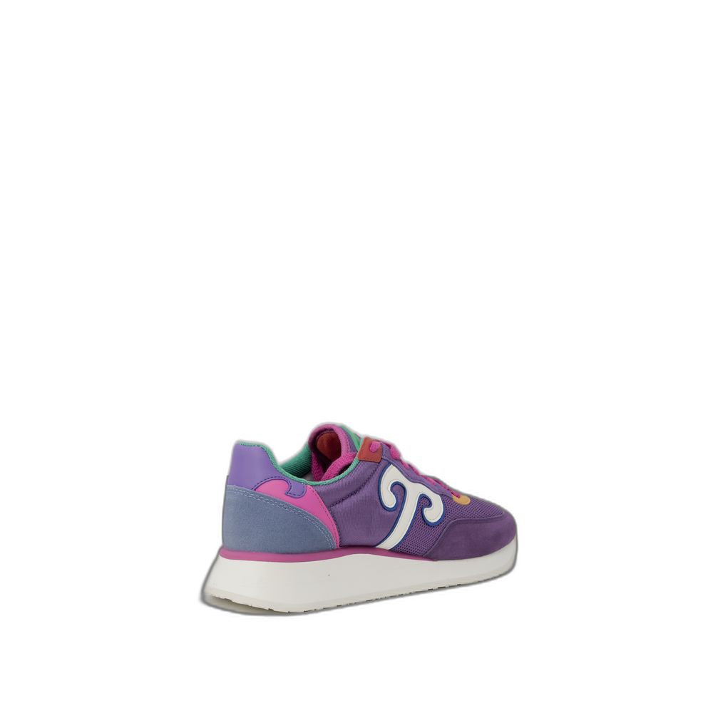 Wushu Lila Leder Sneaker