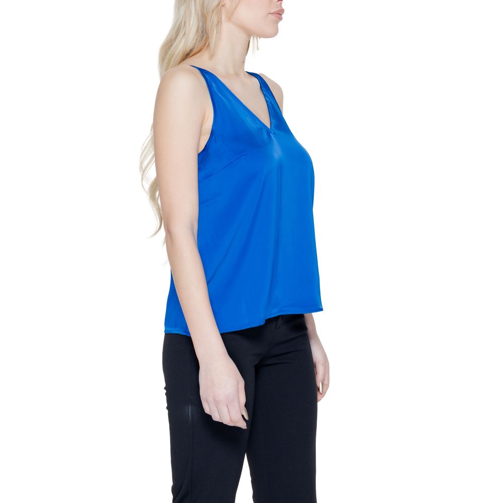 Vila Clothes Blaue Polyester-Oberteile & T-Shirt