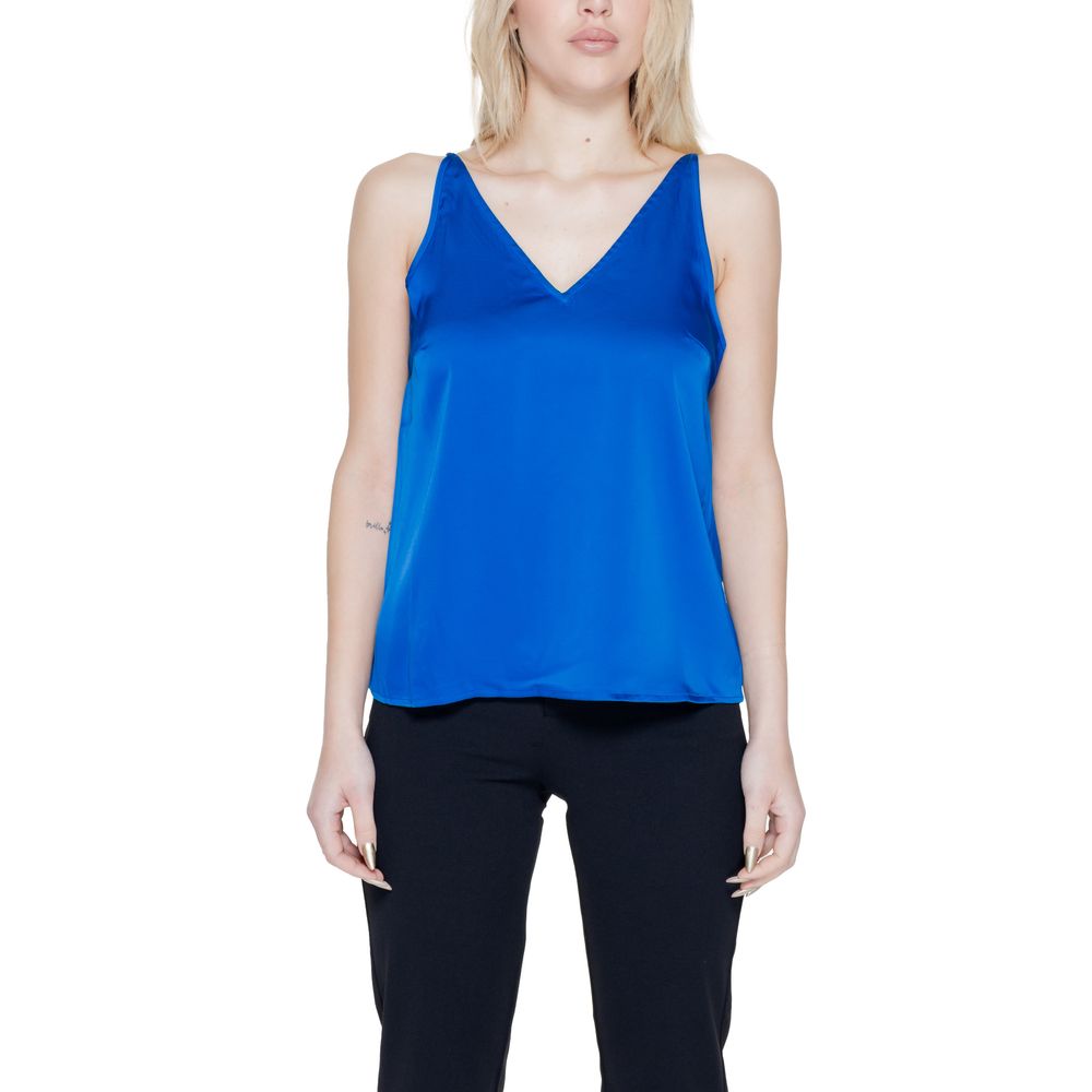 Vila Clothes Blaue Polyester-Oberteile & T-Shirt