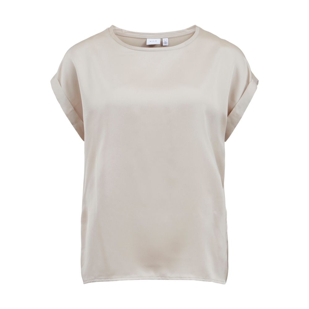 Vila Clothes Gold Baumwolle Tops & T-Shirt