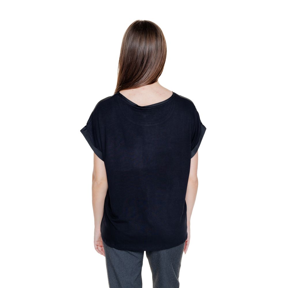 Vila Clothes Schwarze Baumwolle Tops & T-Shirt