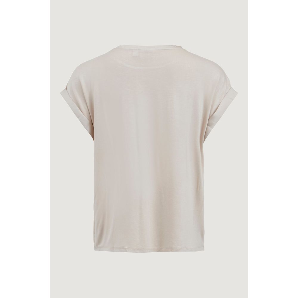 Vila Clothes Gold Baumwolle Tops & T-Shirt