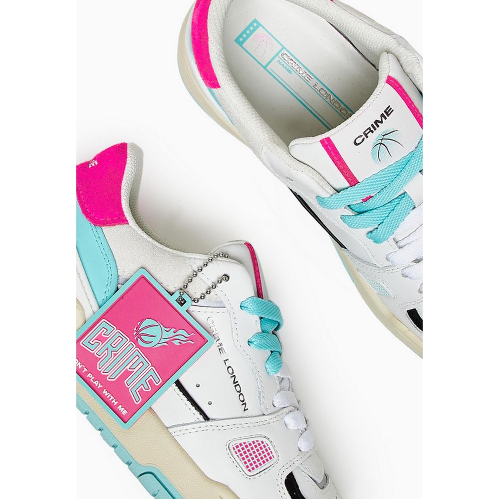 Crime London Rosa Leder Sneaker