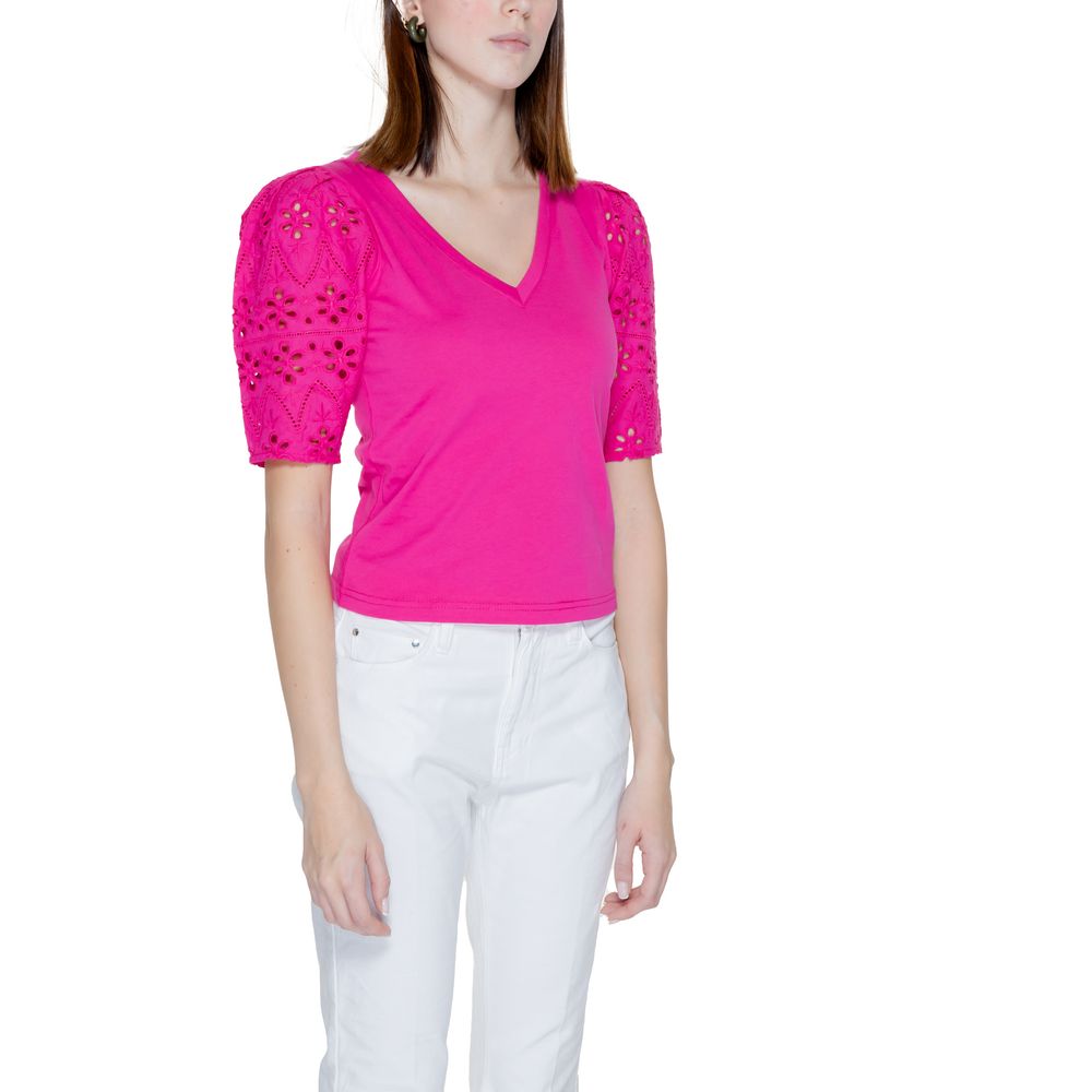 Morgan De Toi Rosa Baumwolle Tops & T-Shirt