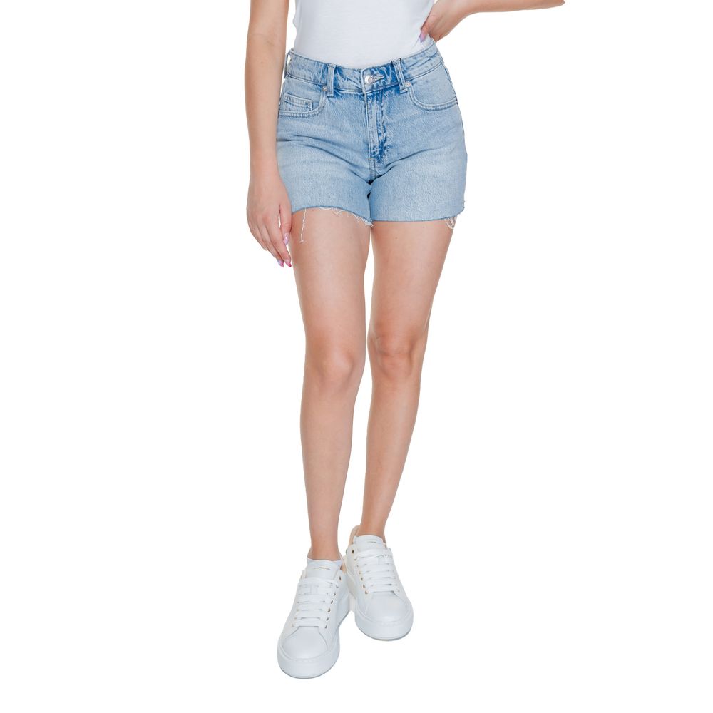 Vero Moda Hellblaue Baumwollshorts