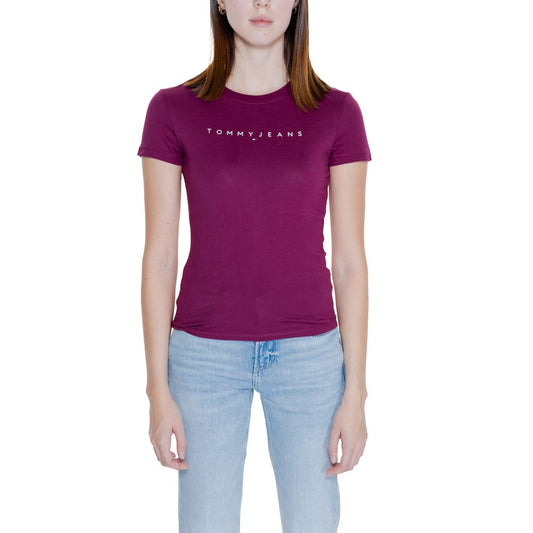 Tommy Hilfiger Jeans Lila Baumwolle Tops & T-Shirt