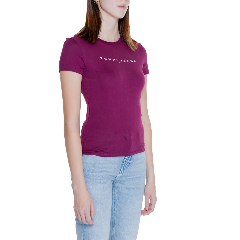 Tommy Hilfiger Jeans Lila Baumwolle Tops & T-Shirt