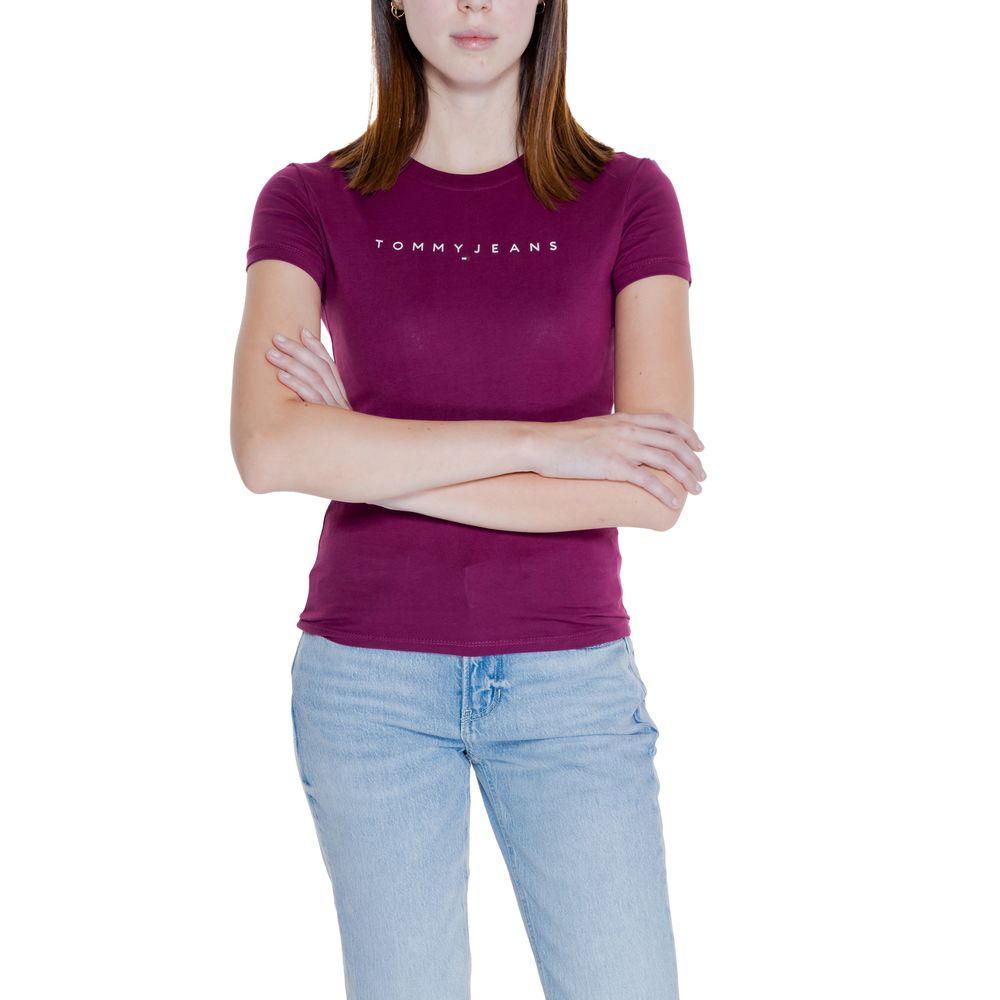 Tommy Hilfiger Jeans Lila Baumwolle Tops & T-Shirt