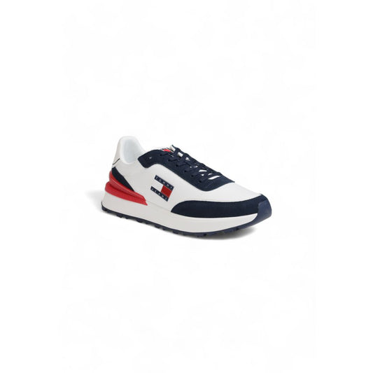 Tommy Hilfiger Jeans Blaue Sneaker aus recyceltem Polyester