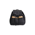 Load image into Gallery viewer, Alviero Martini Prima Classe Schwarzer Polyethylen-Rucksack
