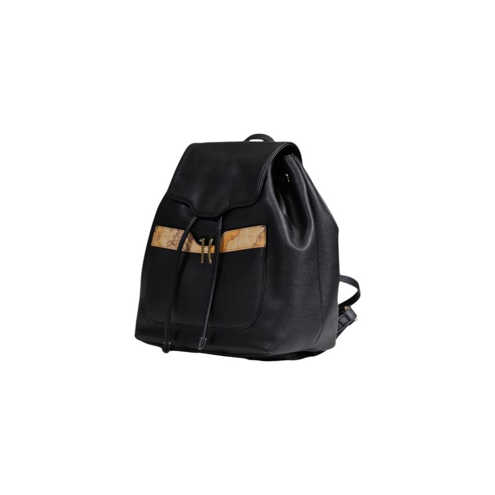 Alviero Martini Prima Classe Schwarzer Polyethylen-Rucksack