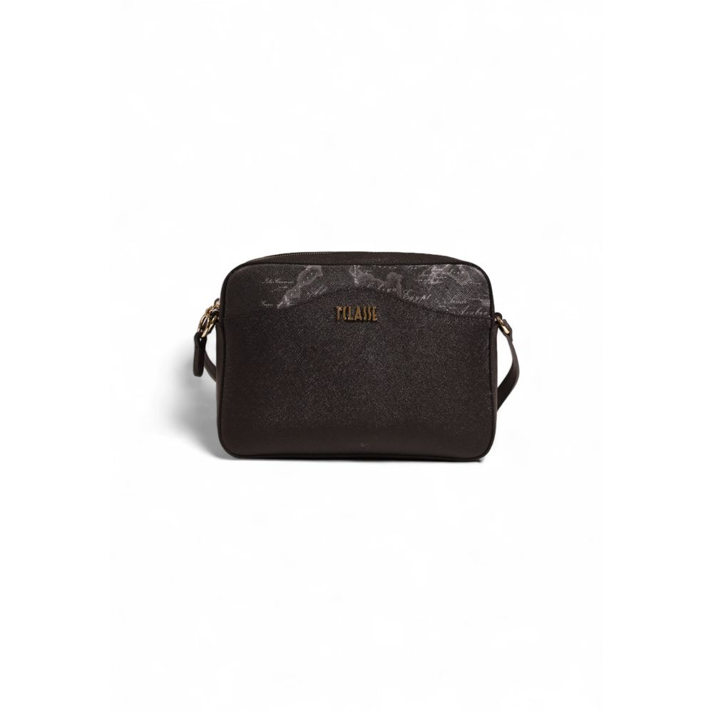 Alviero Martini Prima Classe Schwarze Polyethylen-Handtasche