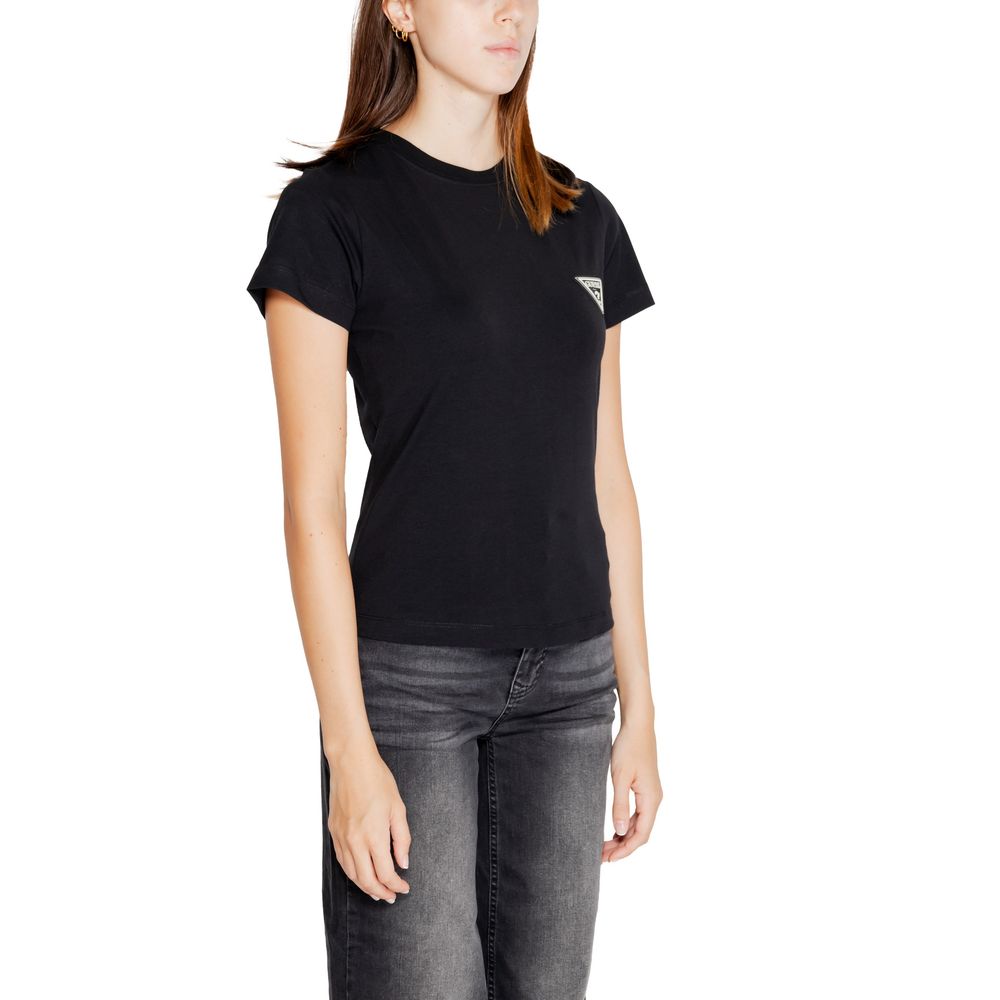 Guess Active Schwarze Baumwolle Tops & T-Shirt